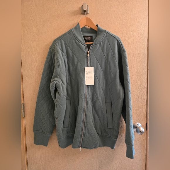 NWT Athleta Retroplush Bomber Jacket Large Tall (LT) - Picture 8 of 8